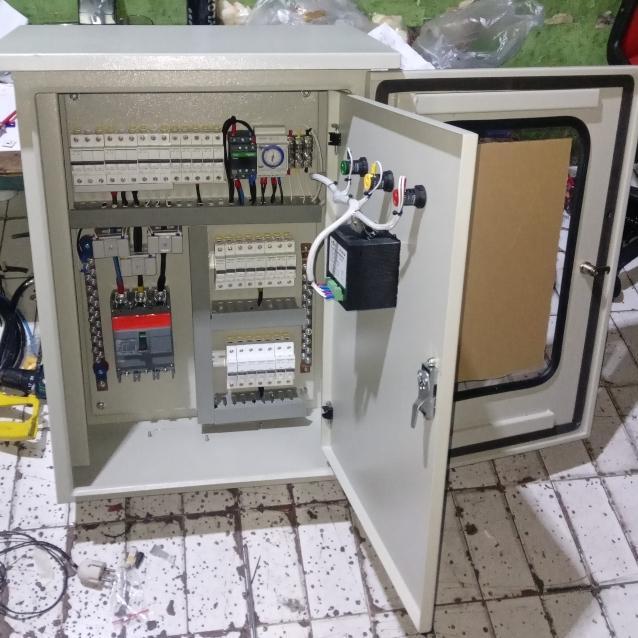 panel listrik 3 phase 125A BOX OUTDOR Doble pintu