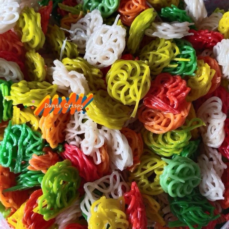 

Kerupuk Mawar Mini Mentah Berat 500gr & 1Kg / Kerupuk Seblak Mentah