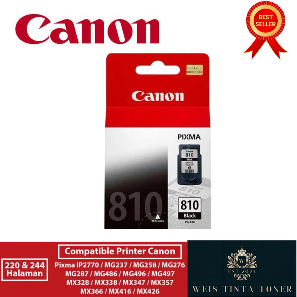 Catridge Canon PG-810 Black for printer IP2770 IP2772