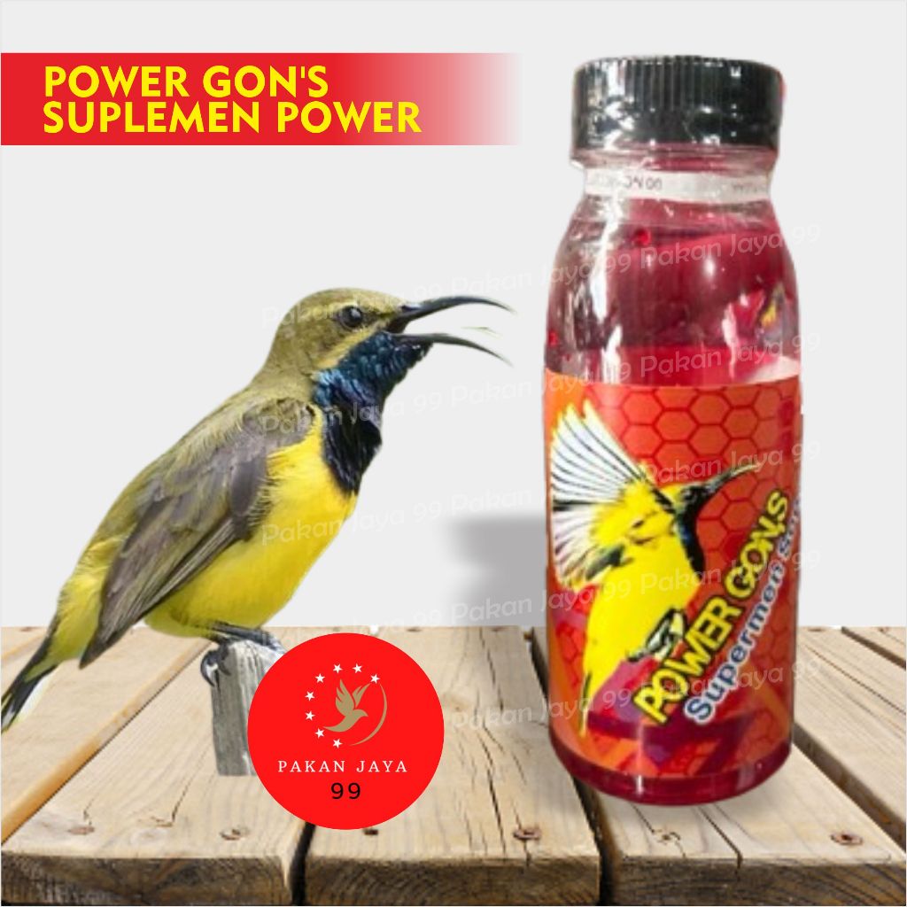 READY POWER GON GON,S VITAMIN NEKTAR NECTAR PAKAN MAKANAN PENGGACOR BURUNG SOGON SOGOK OTONG KONIN