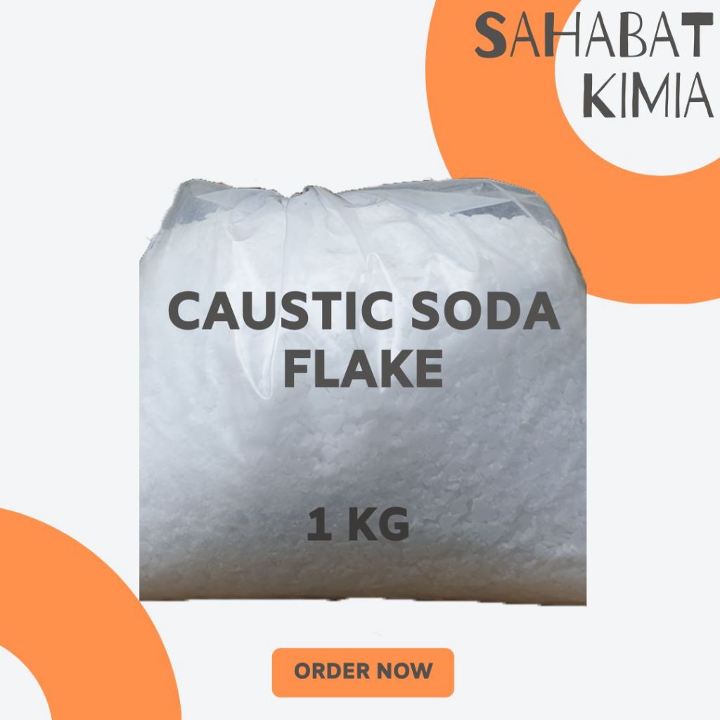 Caustic Soda Flake / Soda Api / NaOH 99% - 1 KG