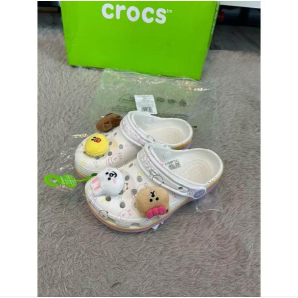 Sandal Anak Crocs Classic Line friend Clog / Crocs Classic Line friend Clog anak anak