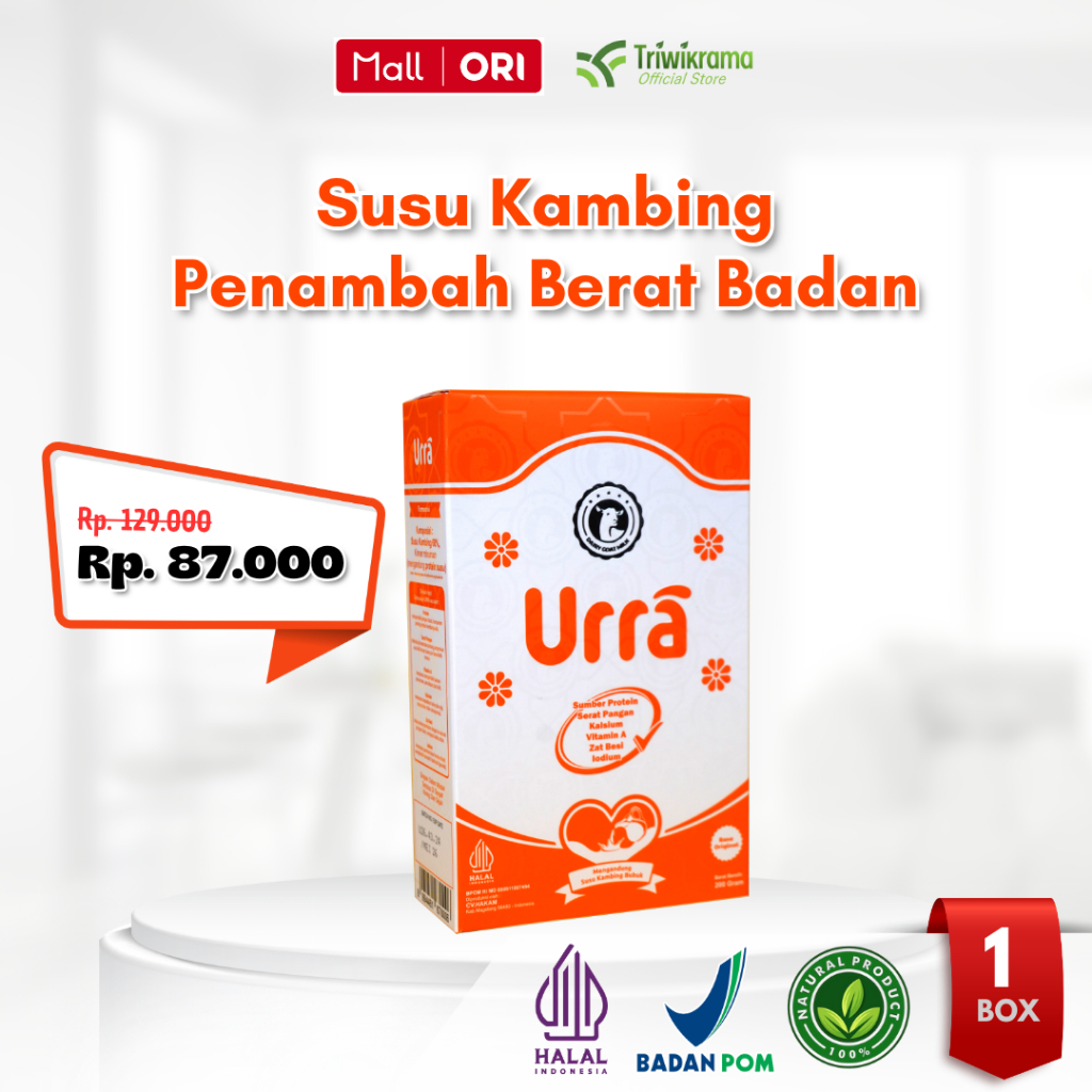 

Susu Urra Susu Kambing Penambah Nafsu Makan dan Pertumbuhan Anak-1 Box
