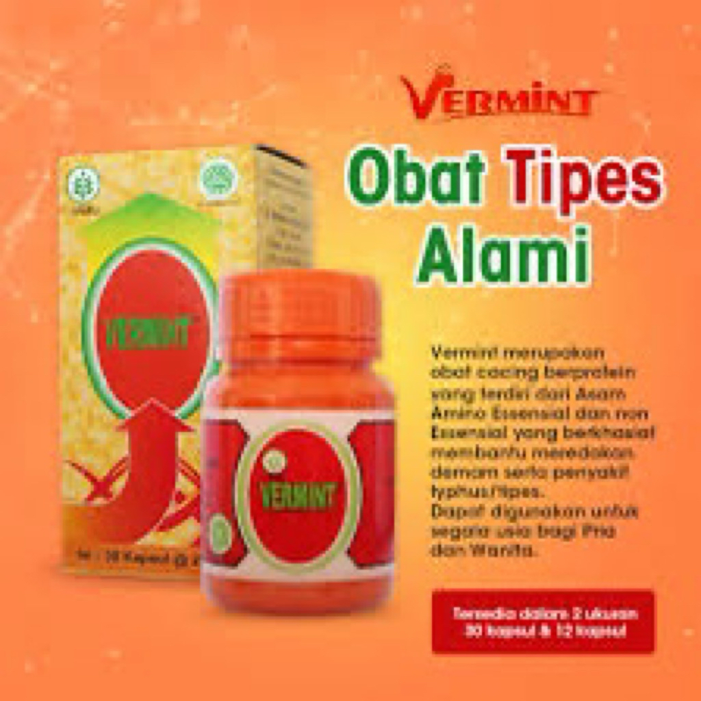 Vermint kapsul cacing (obat tipes)