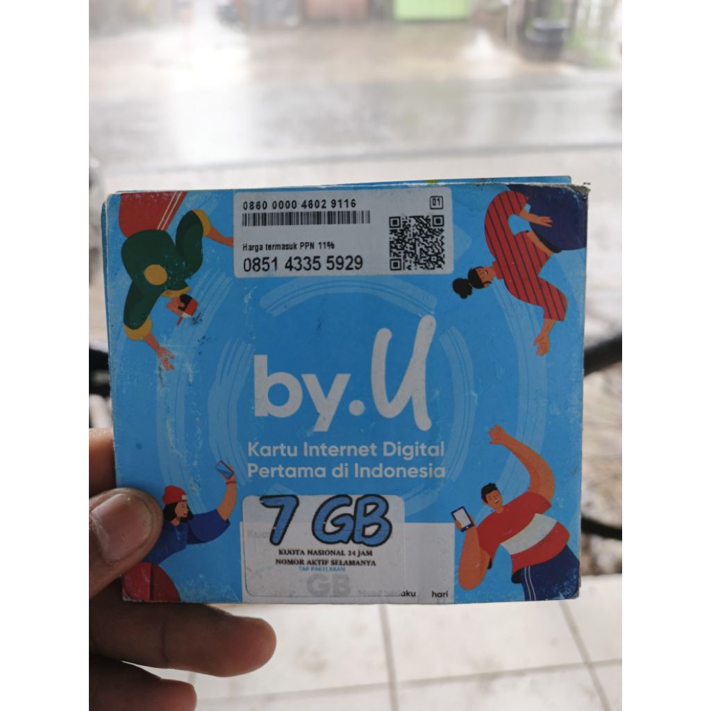 SP TELKOMSEL BYU 7GB KUOTA NASIONAL