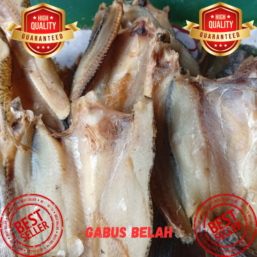 

ikan asin gabus / ikan asin belah