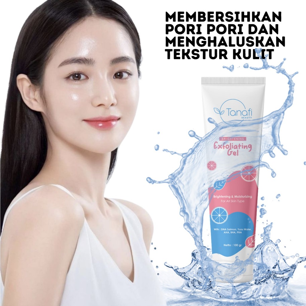 [ FLASH SALE] TANAFI EXFOLIATING GEL Pengelupasan Kulit Eksfoliasi Wajah Mengangkat Sel Kulit Mati B