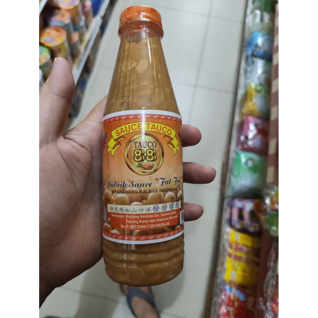 

Saus Tauco 88 Merk Fat Fat Asli Singkawang Per Botol