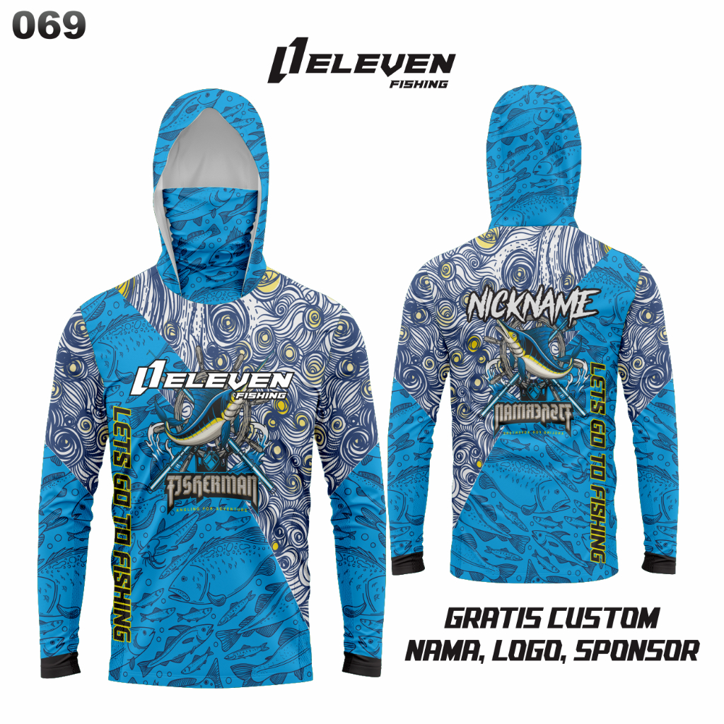 Jersey Mancing Full Printing Bisa Custom Nama 069