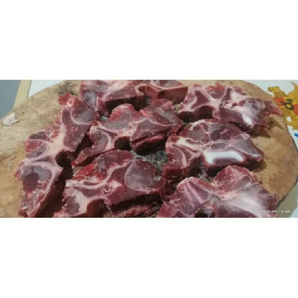 

Iga gondrong daging tebal (neck bone) premium kemasan 1kg