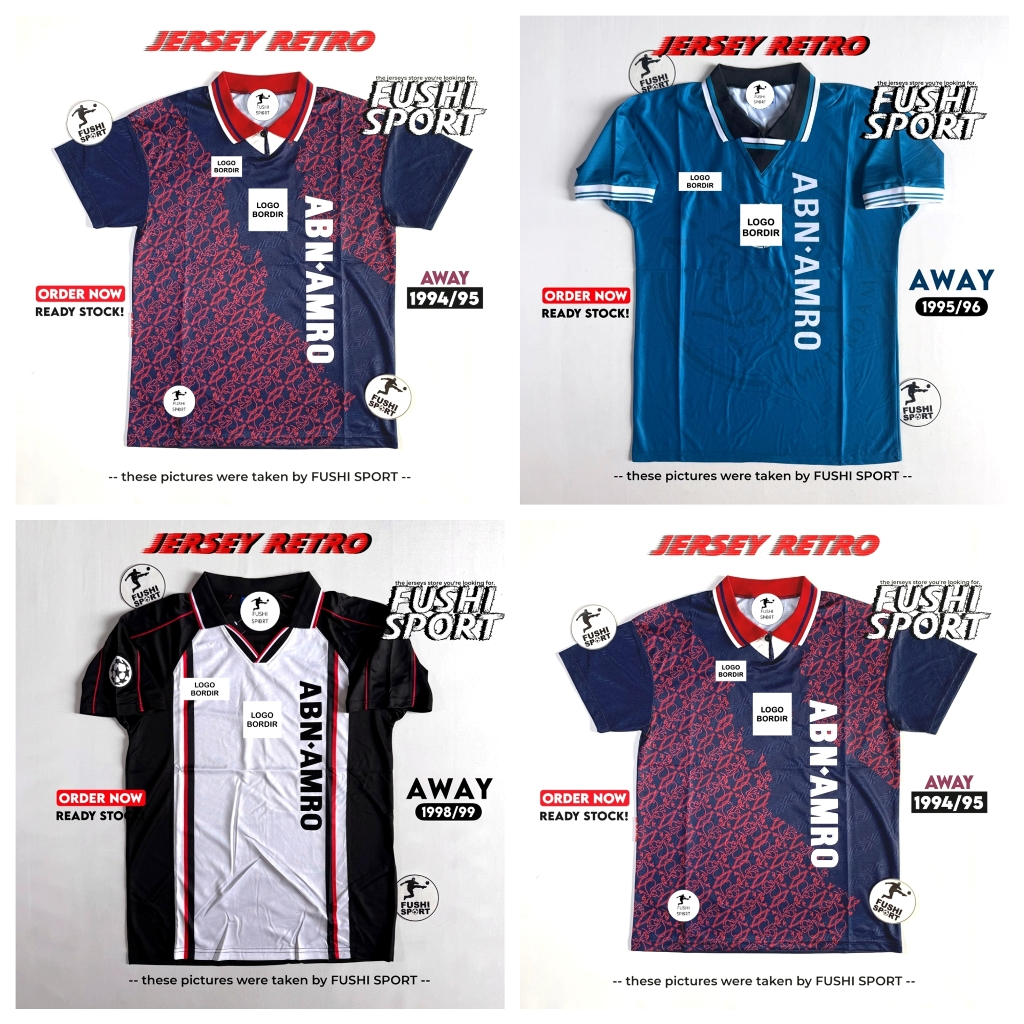 JERSEY BAJU BOLA AJAX AWAY RETRO