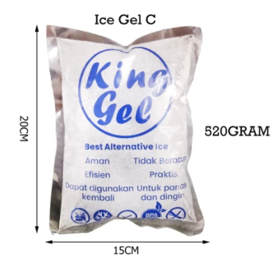 Ice Gel C 500gr Cooling Pack - Pengawet Es Jel Pendingin