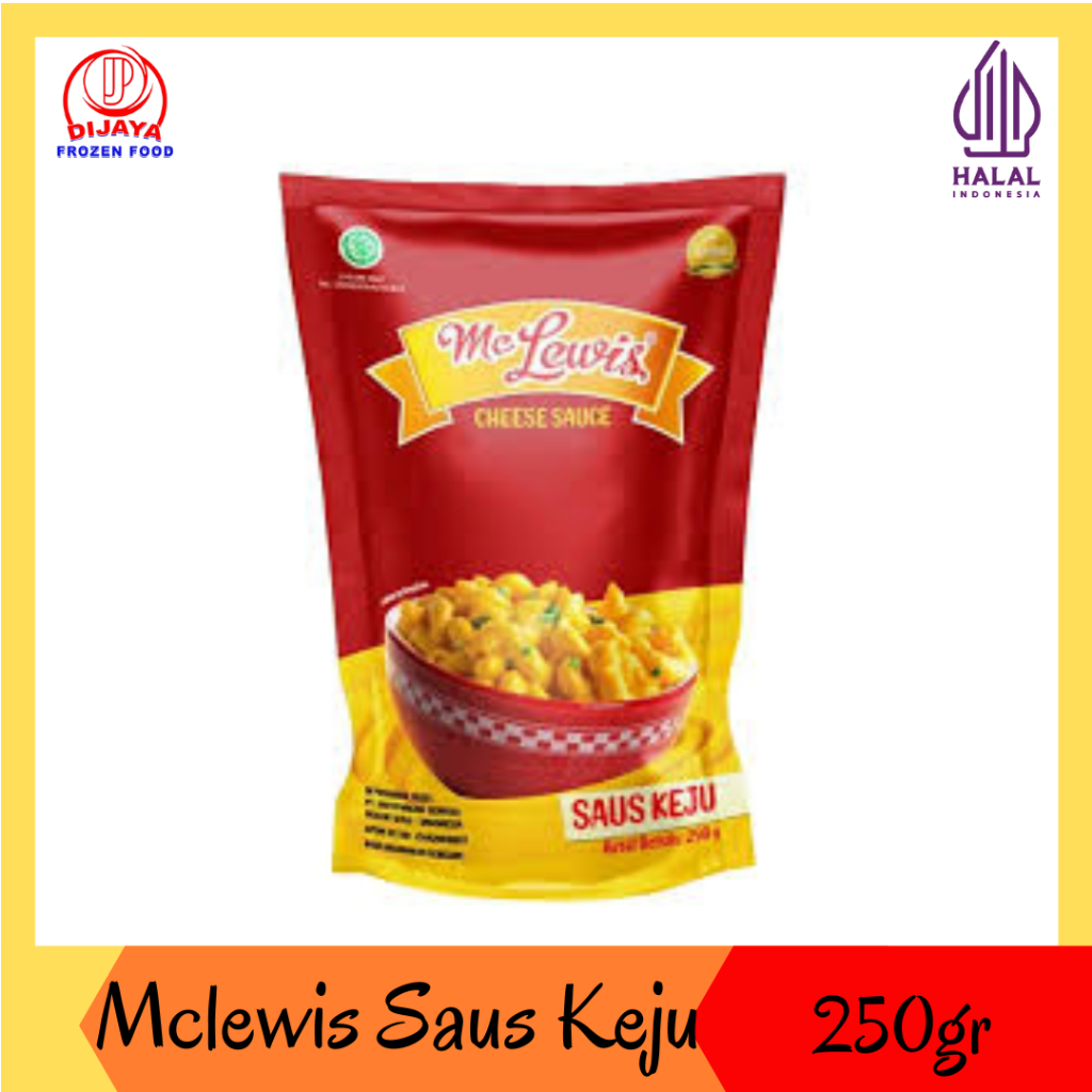 

Mc Lewis Saus Keju - Saos Keju ukuran 250gr