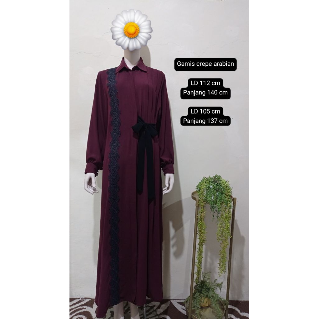 Gamis Crepe Arabian