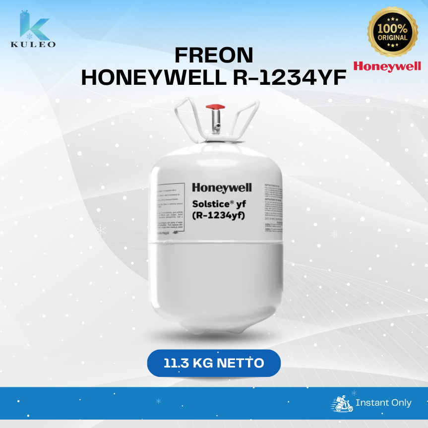 Freon Honeywell R-1234YF Refrigerant 11.3Kg Original Import - Honeywell R-1234YF Freon AC Mobil 11.3