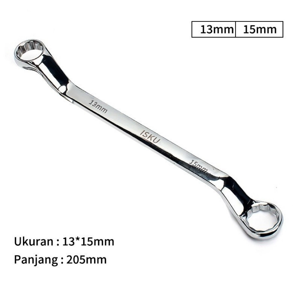 ISKU Kunci Ring 13 dan 15 mm