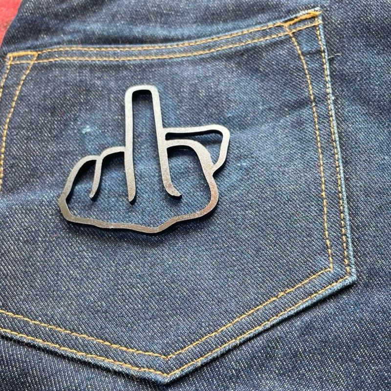 Aksesoris Celana Raw Denim Back Pocket Fading | Alat Buat Fading Saku Kantong Celana Raw Denim - JAR