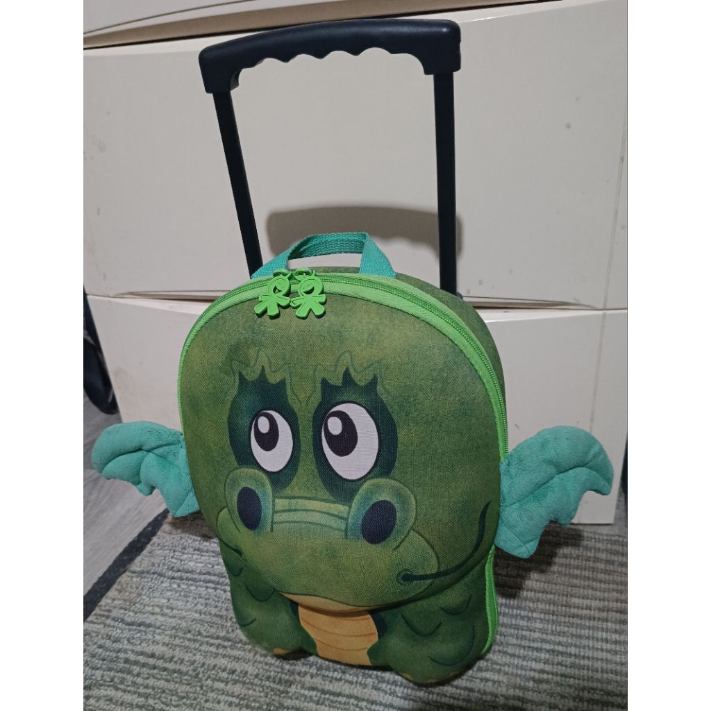 Tas Koper anak Okiedog motif naga hijau