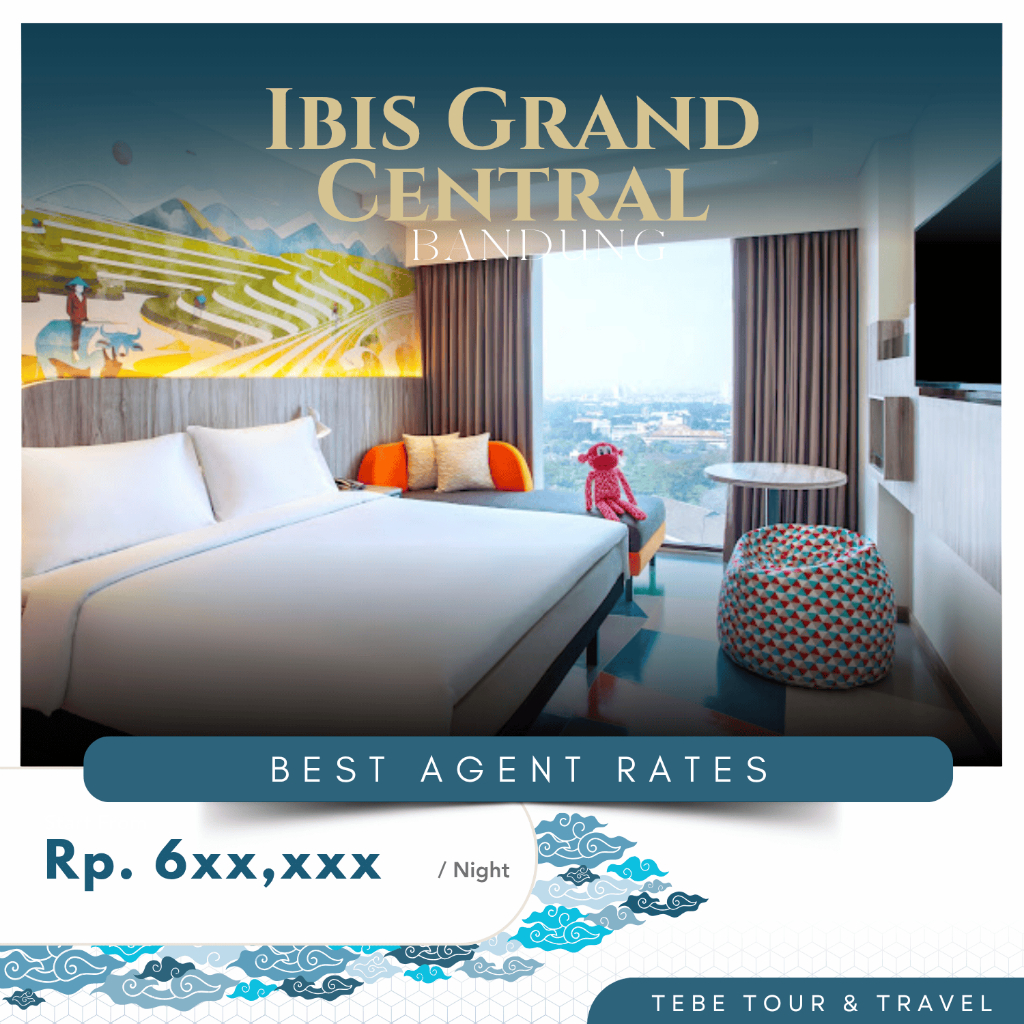 Voucher Hotel Ibis Grand Central Bandung 3*