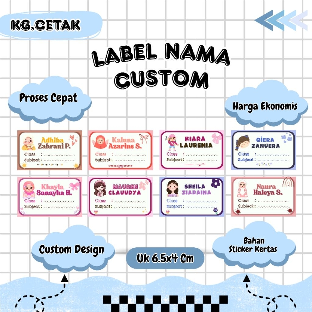

LABEL NAMA CUSTOM/CETAK LABEL NAMA ANAK LUCU/CETAK LABEL NAMA