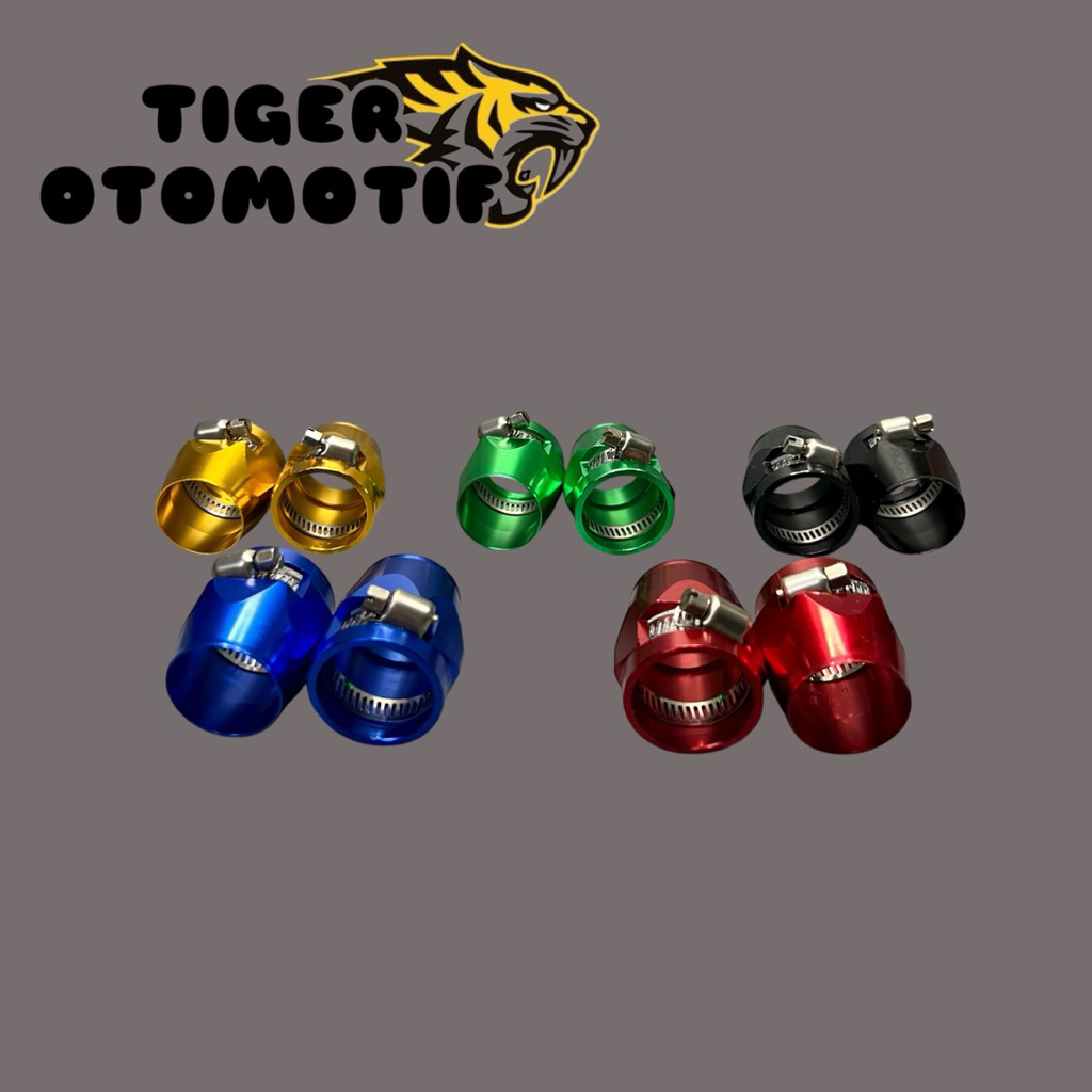 Kleman Selang Radiator Full CNC Breket Kleman Radiator Thailand Universal Sepeda Motor Klem Selang R