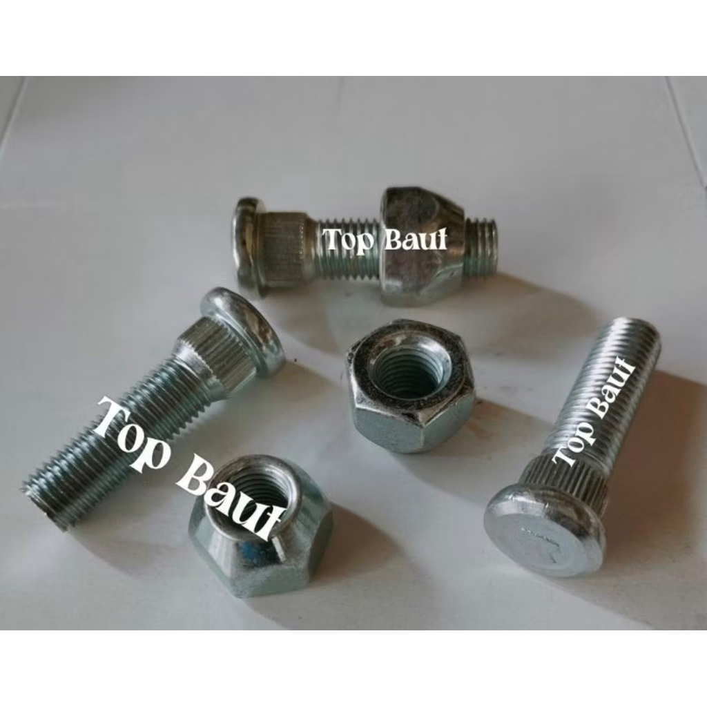MINIMAL ORDER 10 PCS Baut roda avanza xenia agya ayla baut mur roda avanza xenia baut roda standar a