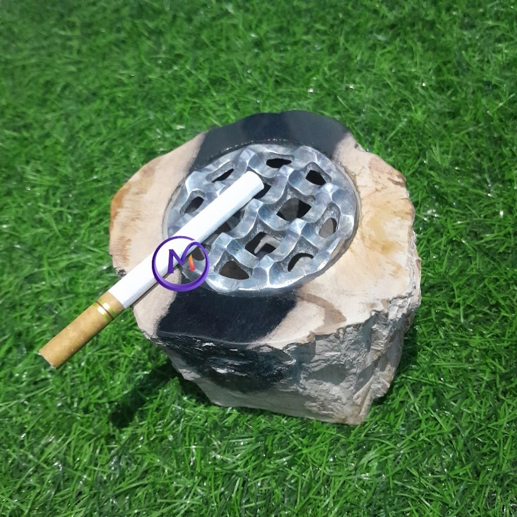 Asbak batu fosil/asbak antik batu fosil