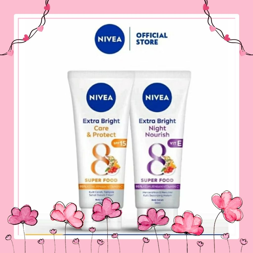 NIVEA BODY SERUM | CARE & PROTECT | NIGHT NOURISH | 180 ML | 70ML