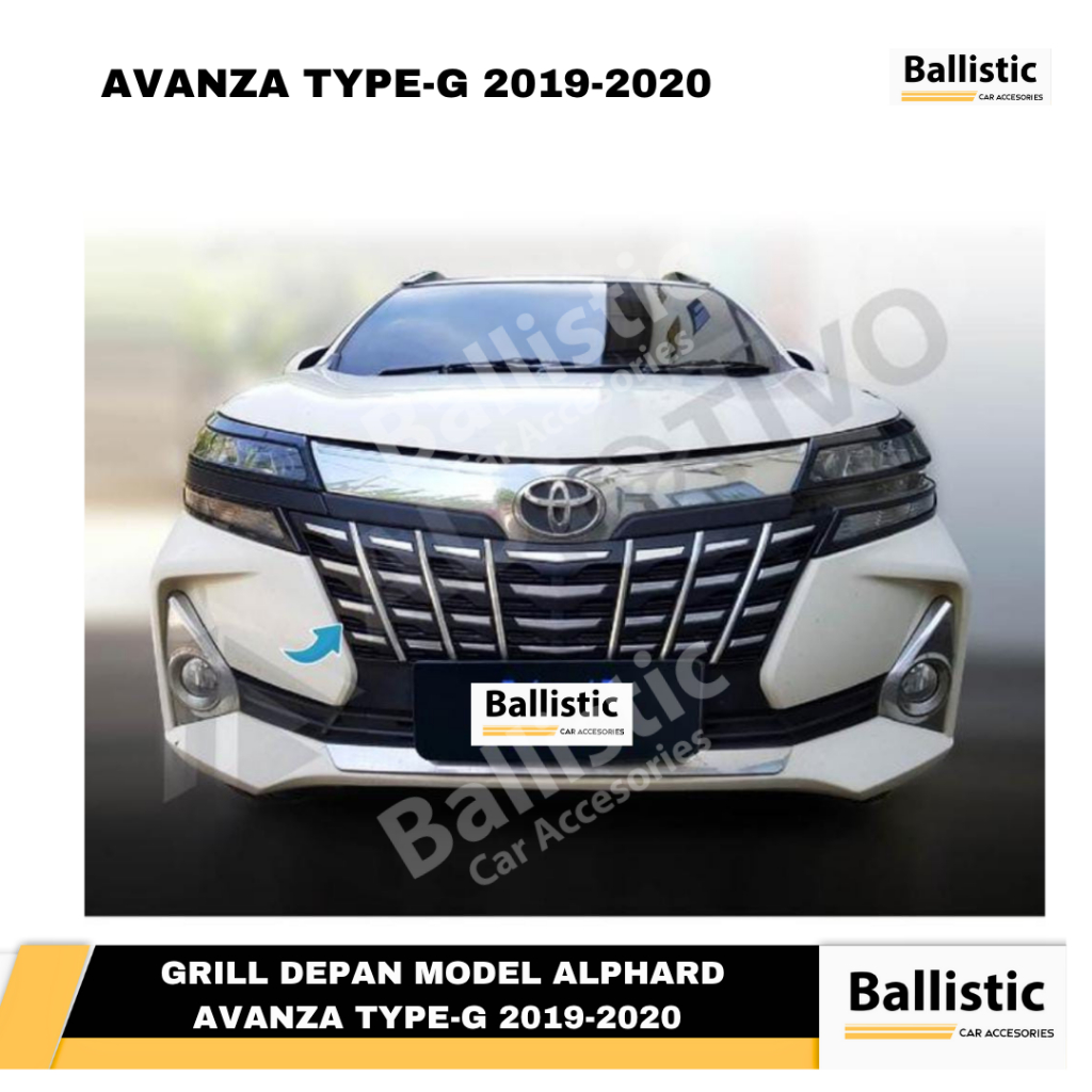 GRILL DEPAN MODEL ALPHARD MOBIL AVANZA TYPE-G/ XENIA Tahun 2019-2021
