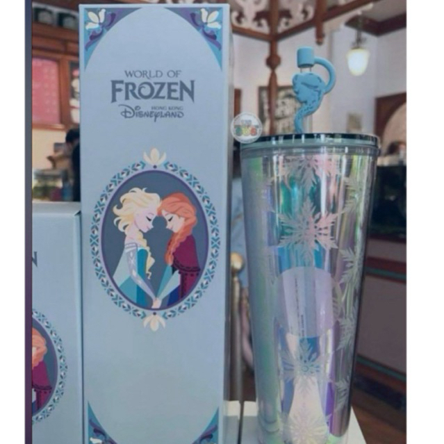 Starbucks Disneyland Hong Kong FROZEN tumbler SUPER RAREEE