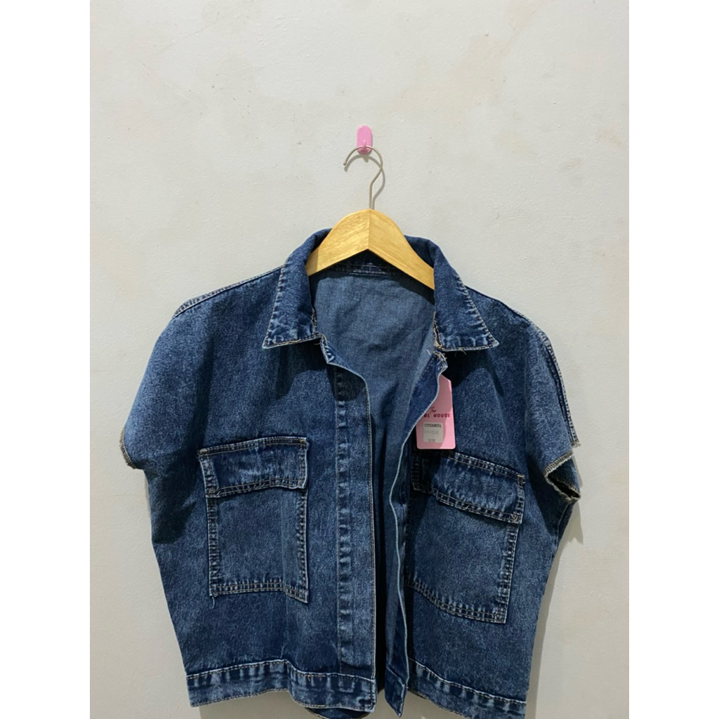 jaket rompi jeans