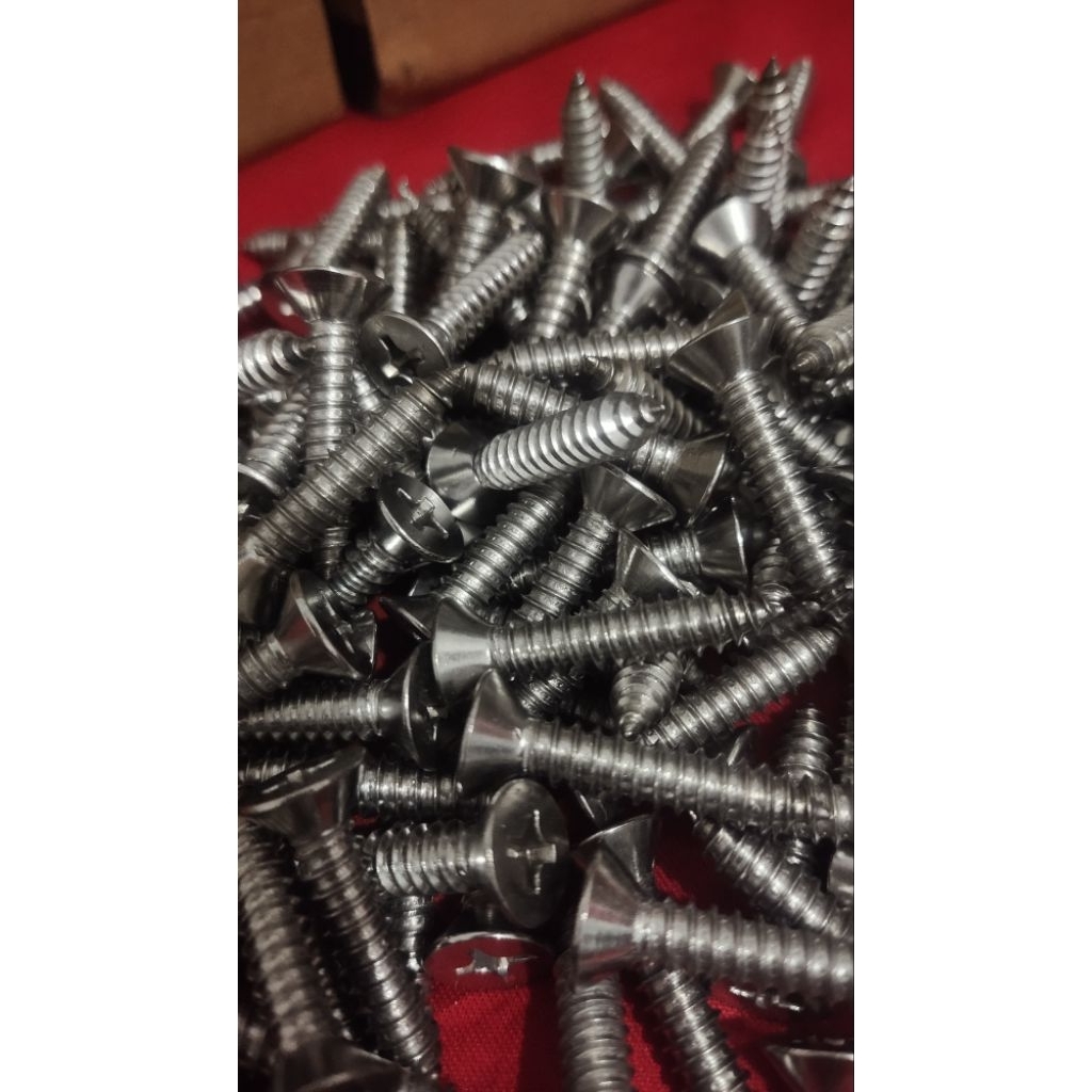 Sekrup tapping jf #14 x 1- 1/4 stainless