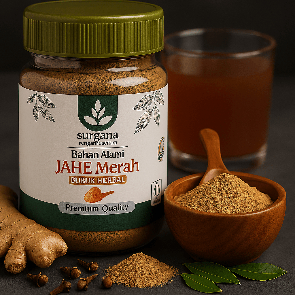 

Jahe Merah Premium – 100% Natural, Tanpa Pengawet, Tanpa Gula Dari Surgana