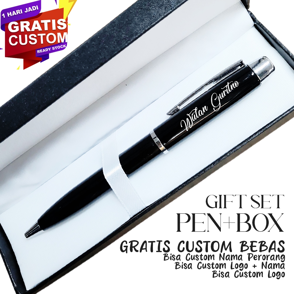 

PEN METAL MODEL PARKERRS Gratis Custom Nama/ pulpen metal gratis cetak logo/ pulpen metal custom/ pulpen promosi