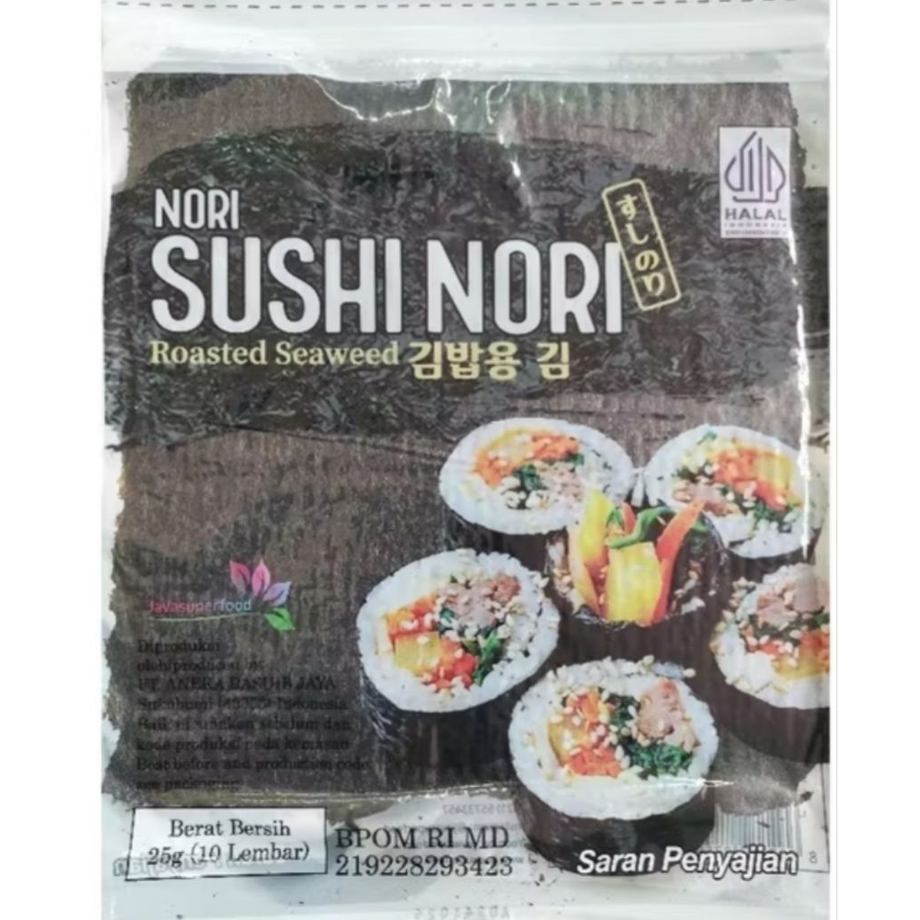 

Halal Nori Sushi isi 10 lembar halal rumput laut kering bahan sushi kimbab bibimbap bento dry seaweed roasted kimbab TERLARIS termurah