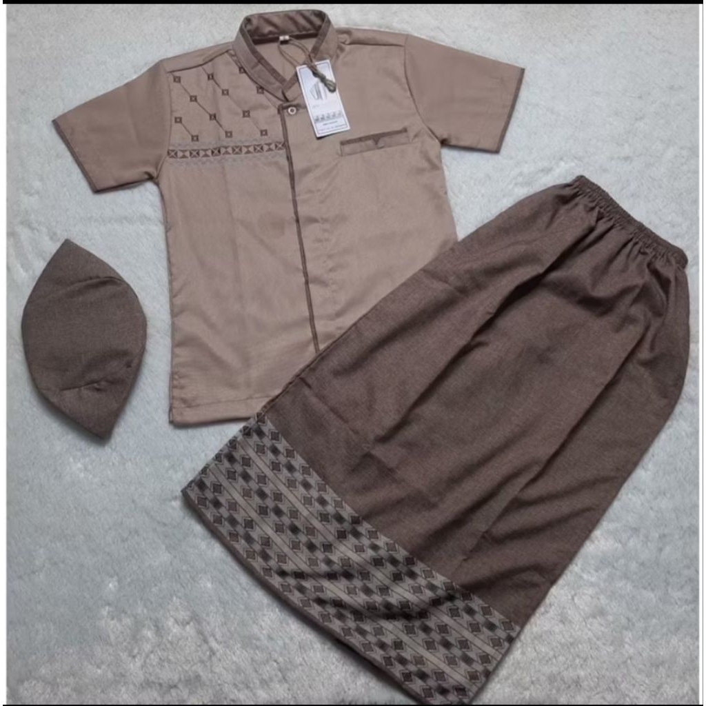 baju koko anak laki-laki lengan pendek | sarkoci ibnu muslim terbaru