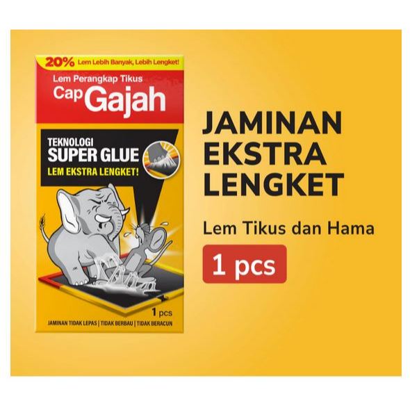 Cap Gajah Lem Perangkap Tikus dan Hama