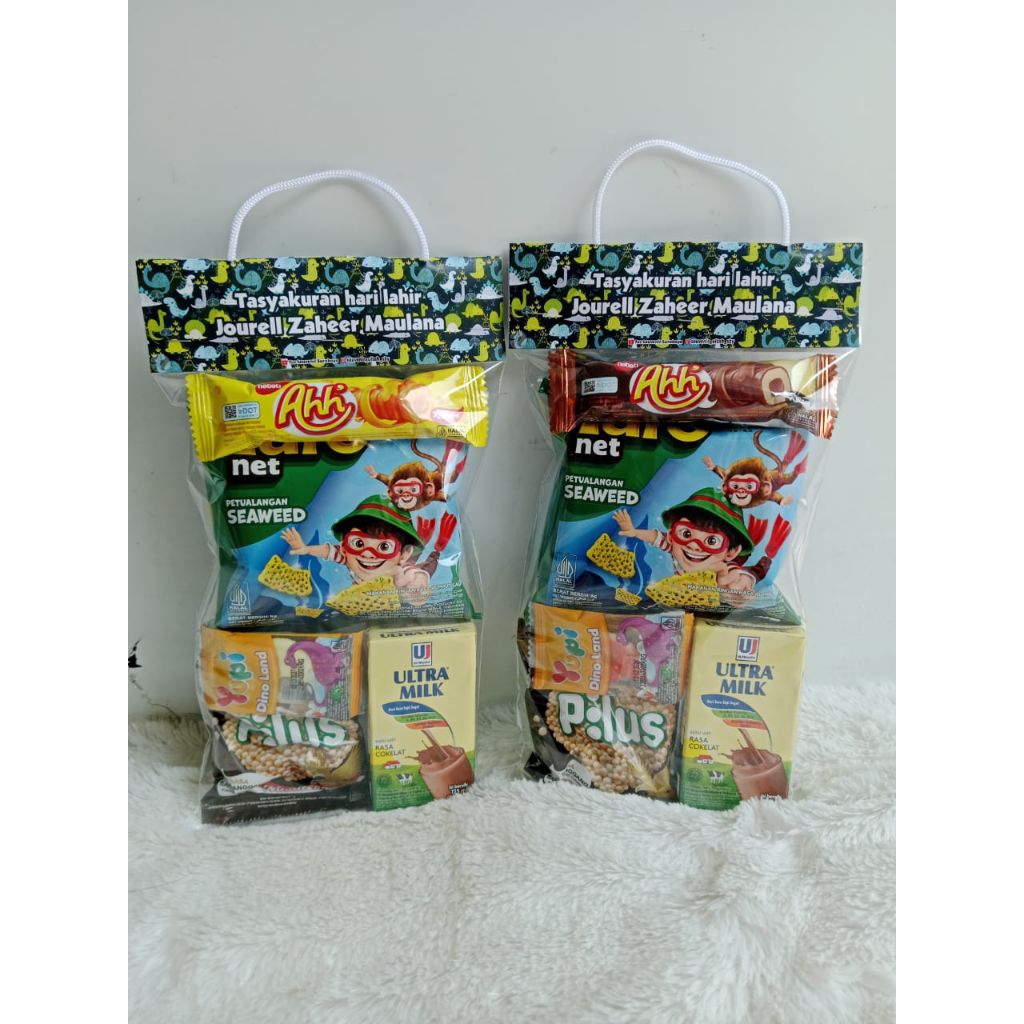 

Paket Snack ultah anak bingkisan snack ultah aqiqah khitan hampers murah