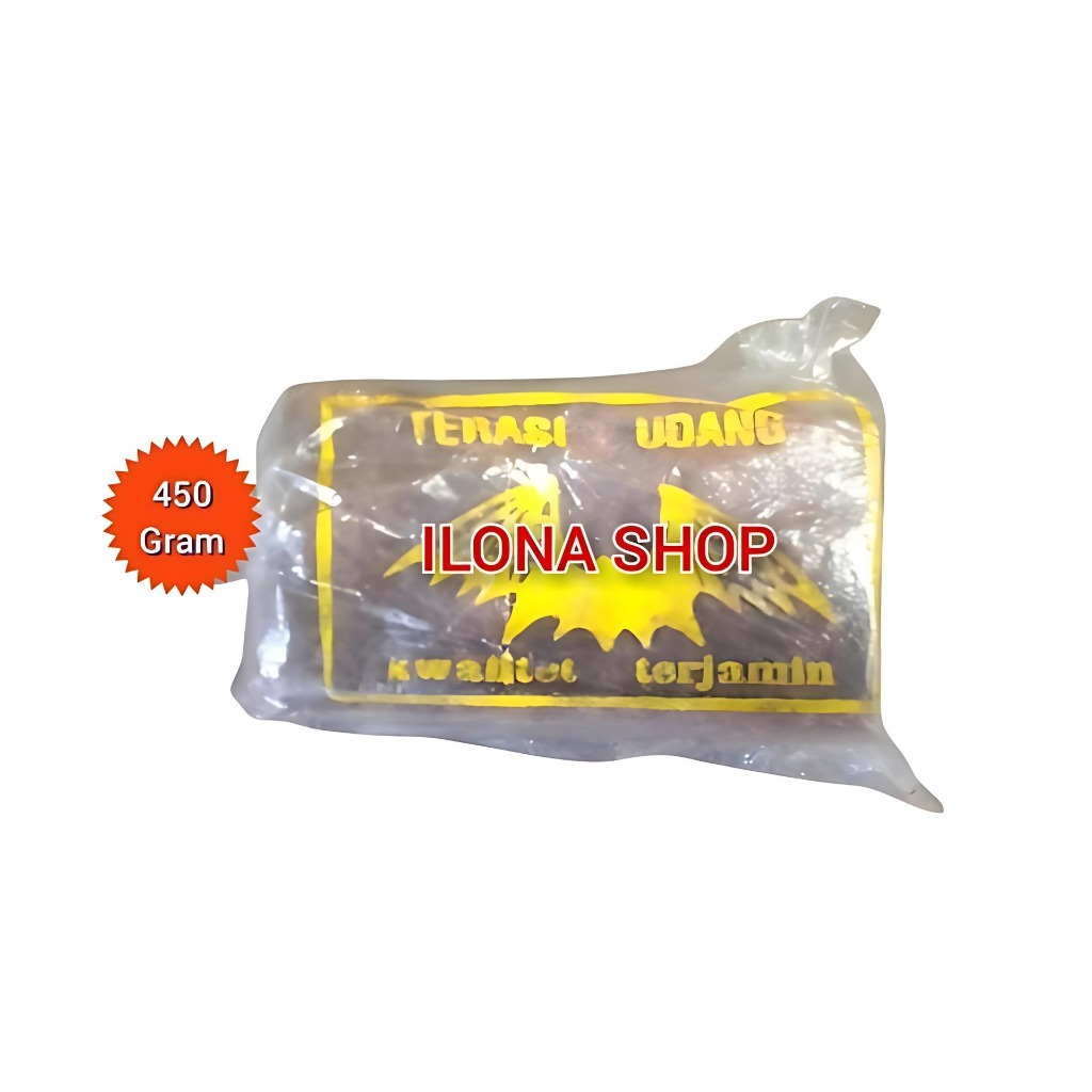 

Terasi Trasi Belacan Udang Asli Cap Kelelawar 450 Gram