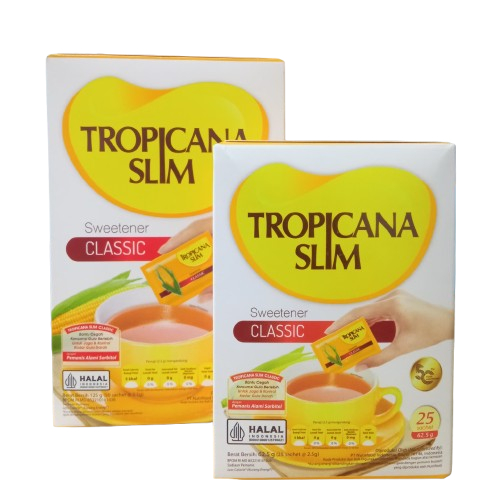 

TROPICANA SLIM SWEETENER CLASSIC ISI 50 & 25 SACHET