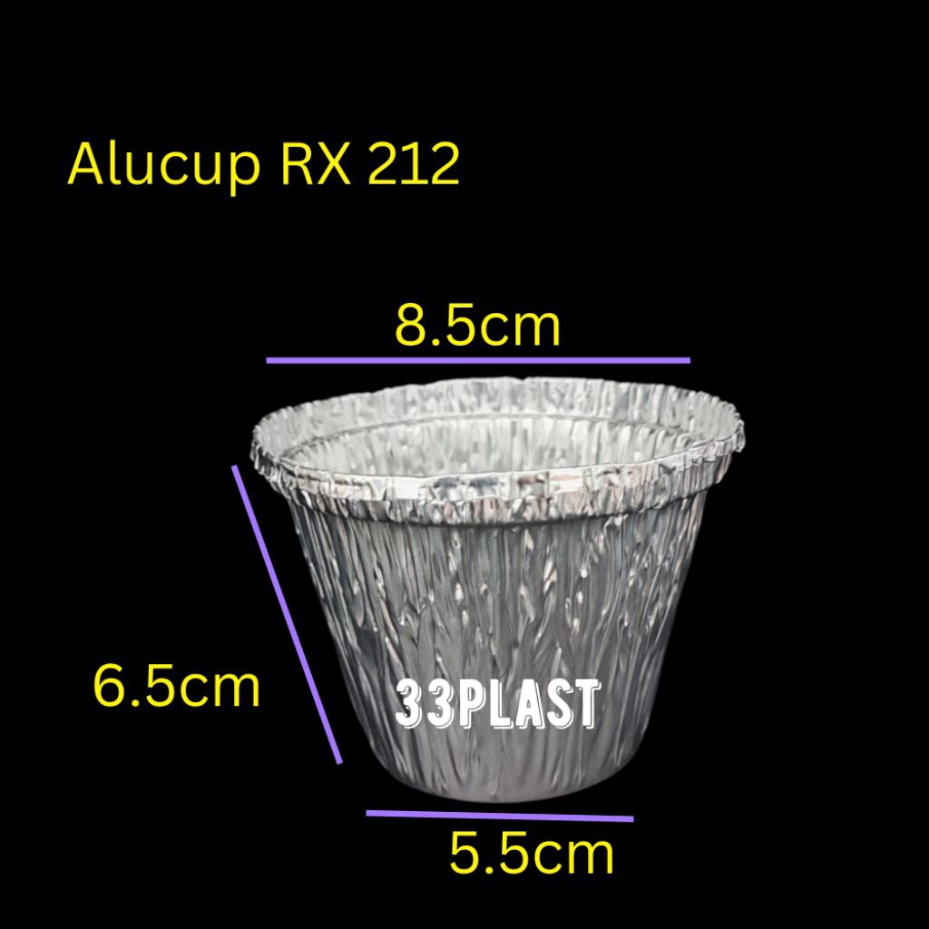 Aluminium Foil Cup RX 212 (10PCS) Cup Zuppa Soup