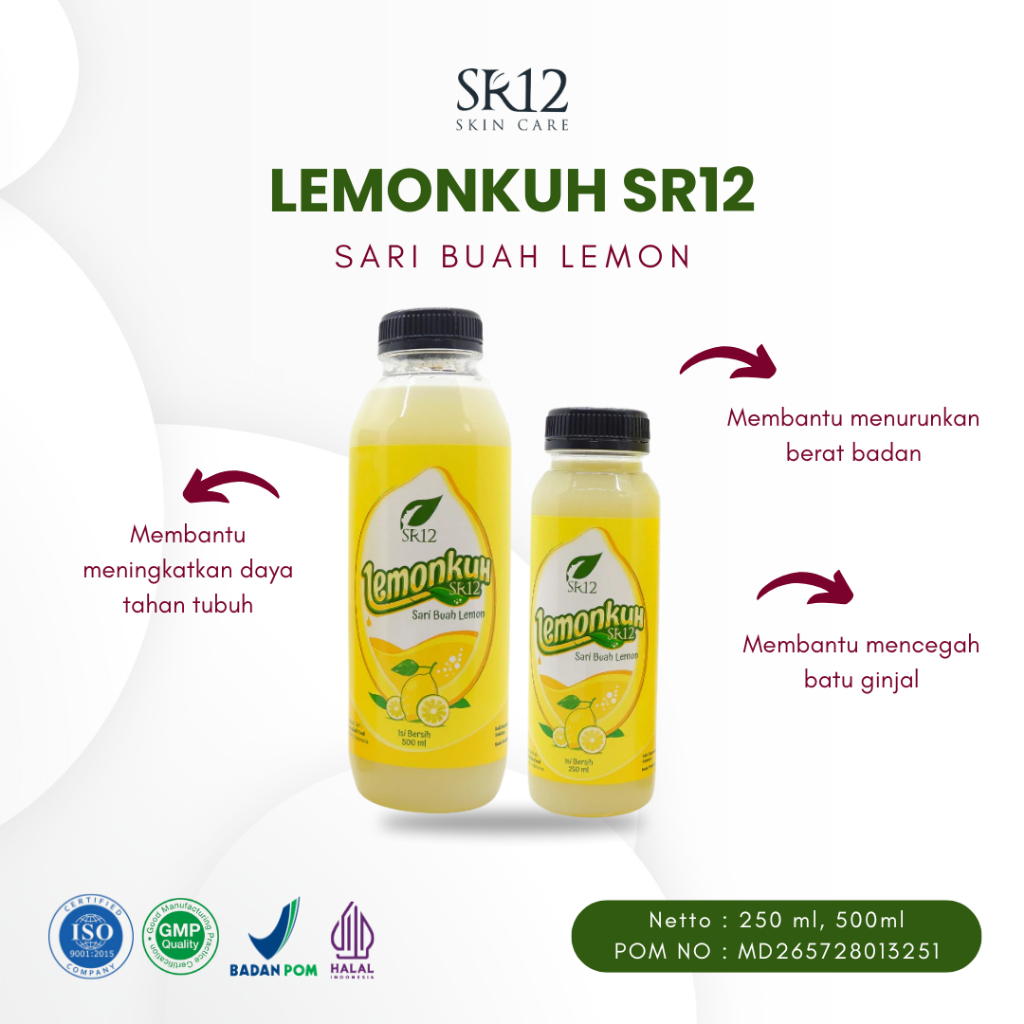 

Lemonkuh SR12 Herbal - Sari Buah Lemon Alami & Enak - Lemonku Untuk Diet, Detox, Tinggi Vitamin C