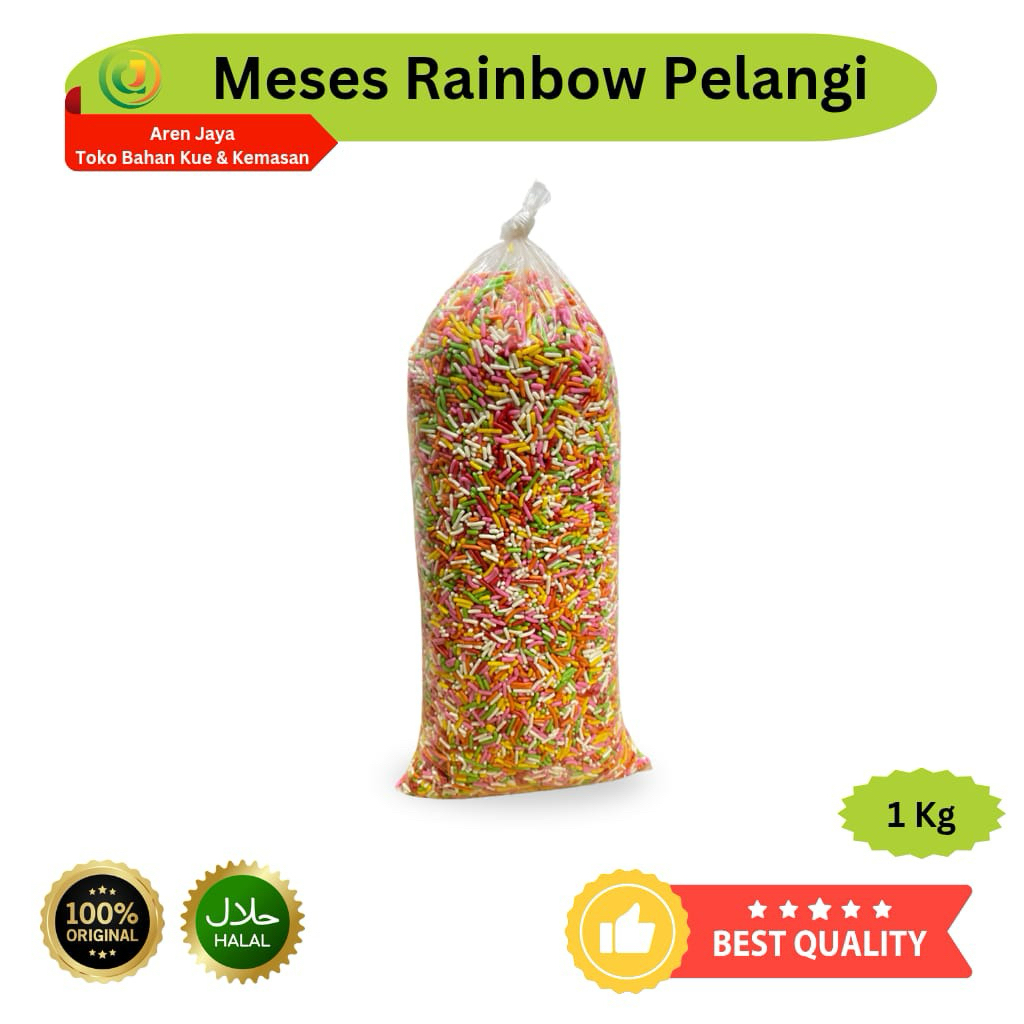 

Meses Meises Mesis Rainbow Warna Warni Mix Campur Coklat Butir Warna Repack Kiloan Timbangan 250 Gram 500 Gram 1 Kg Original