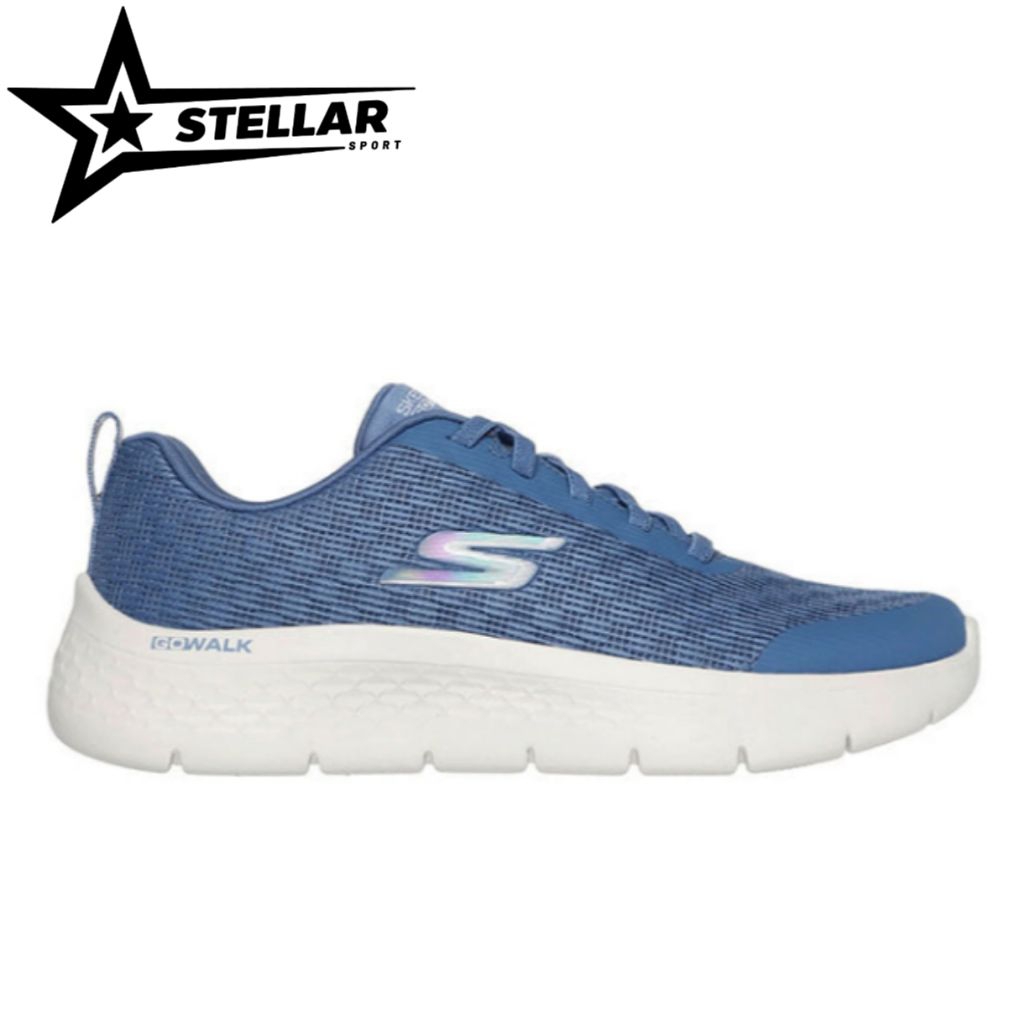 SEPATU SKECHERS (36/23cm) WANITA SGO WALK FLEX VIVA BLUE ORI BNIB 124831-BLU