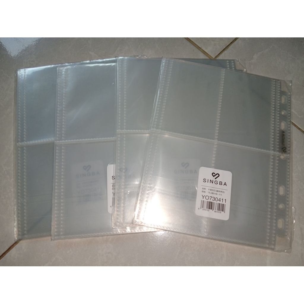 

[READY KAMAR] SLEEVE BINDER SINGBA A5 CLEAR FIT