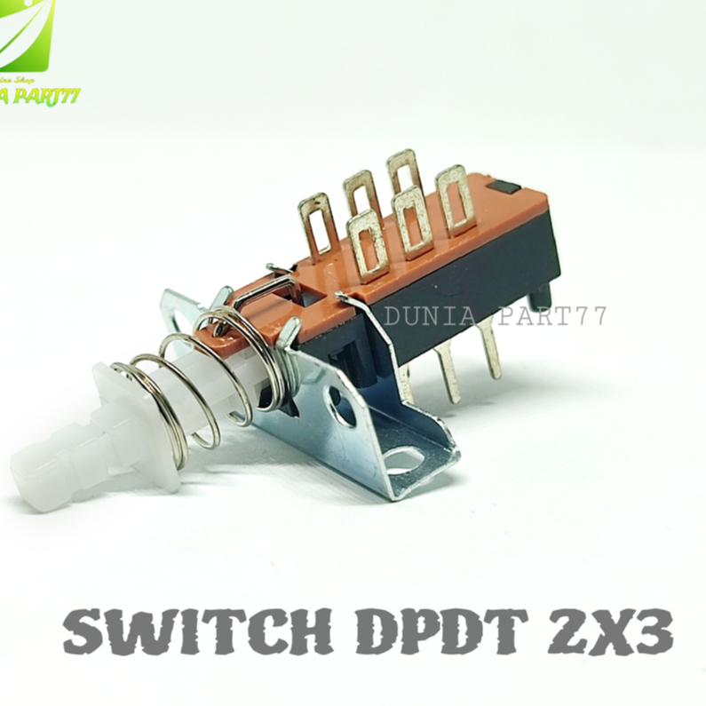 Switch DPDT 2X3 On Off Saklar DPDT 2X3
