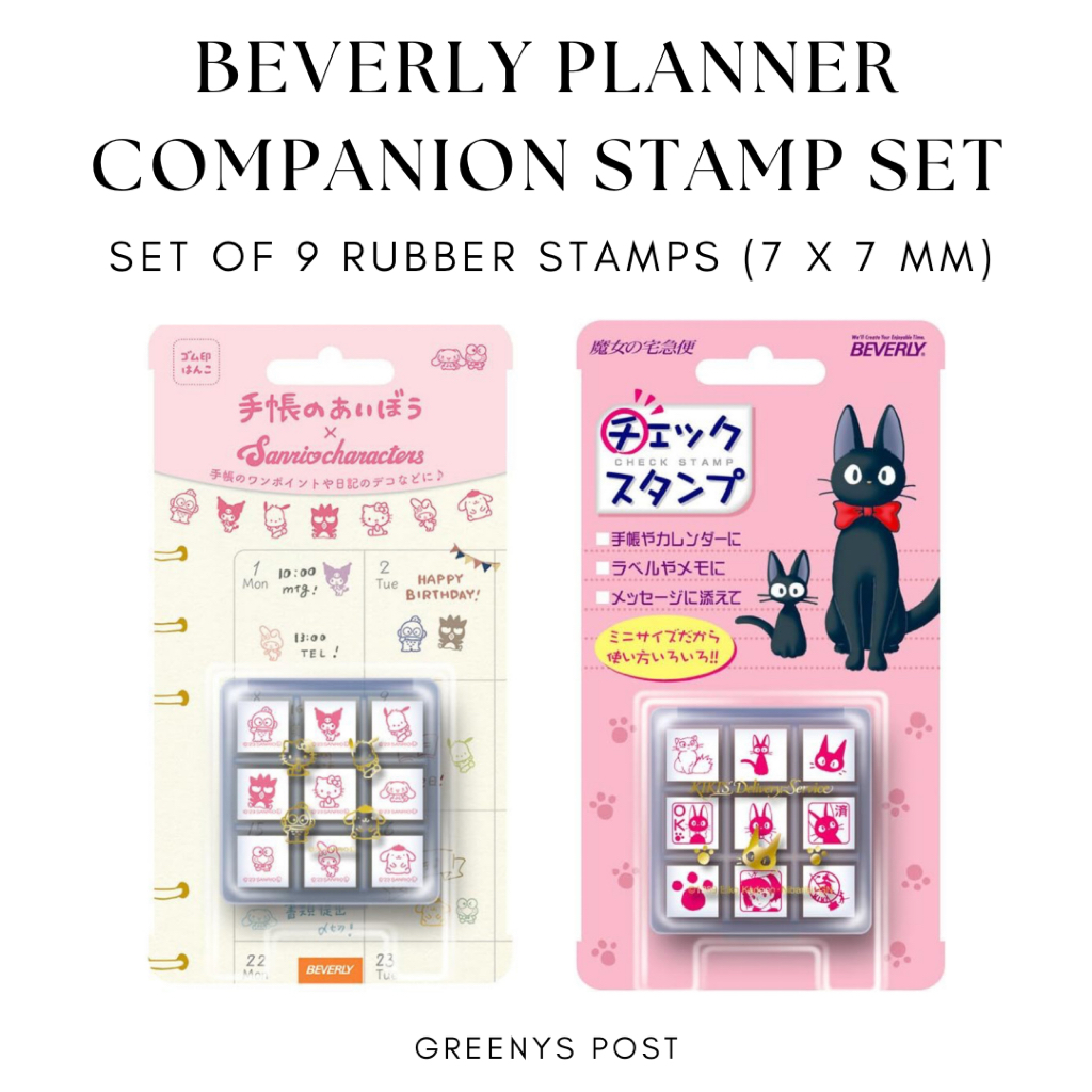 

Beverly Planner Companion Stamp Set Mini Stempel