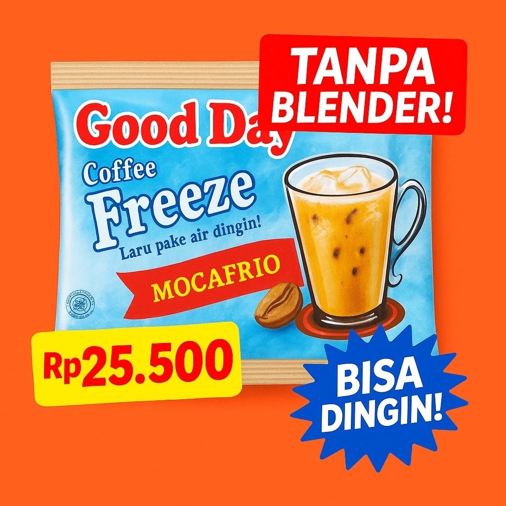 

[Grosir] Good Day Freeze Mocafrio 1 Dus Isi 12 Renteng – Harga Murah Reseller & Warung Minuman