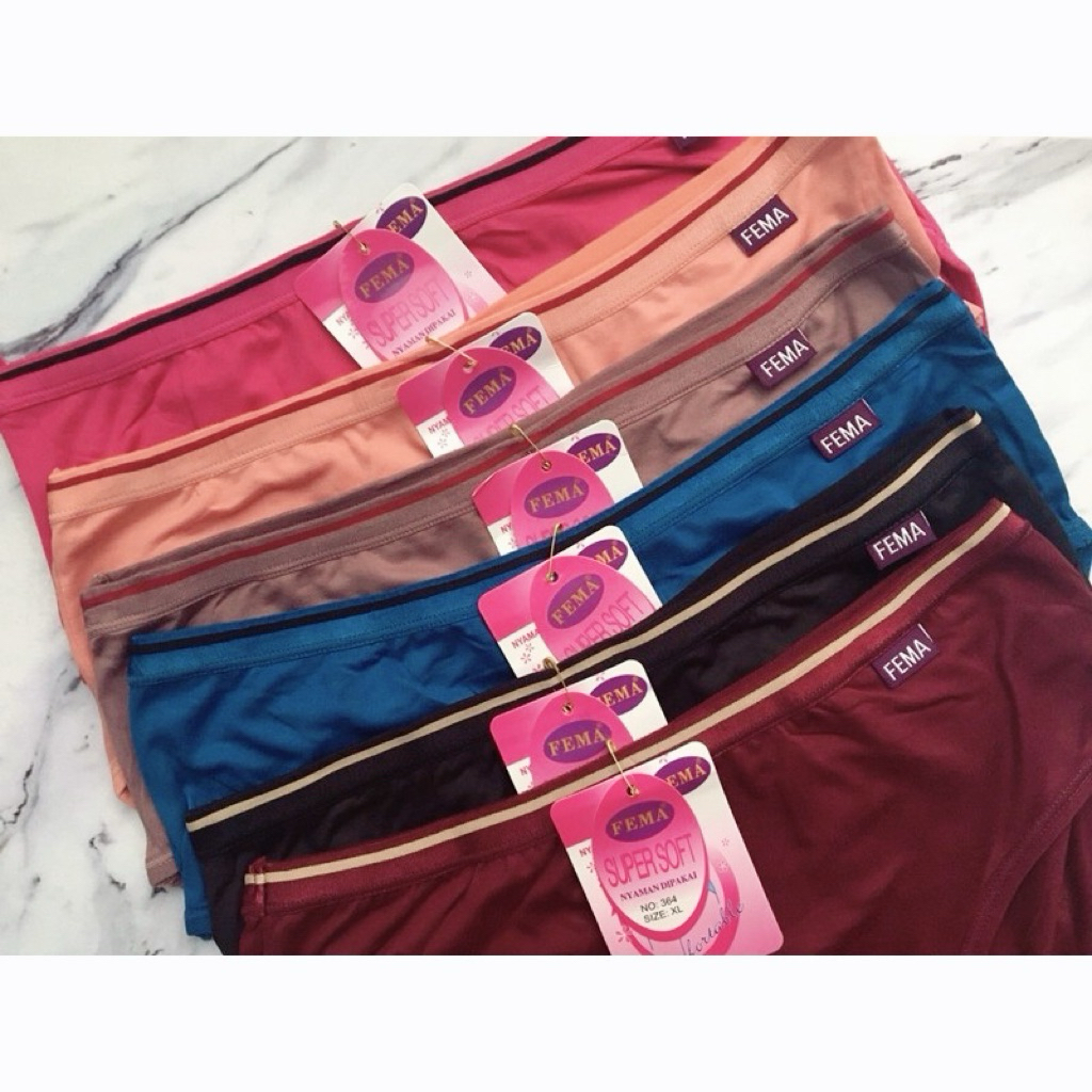 Celana Dalam Wanita FEMA 364 Celana Dalam Wanita FEMA Polos Celana Dalam Wanita Import Nyaman