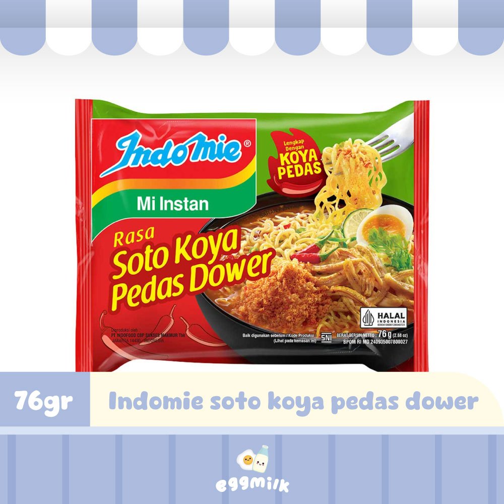 

Indomie Soto Koya Pedas Dower 76gr